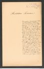 k.k. naturhistorisches Hofmuseum, Intendanzakten 1885-1896 (Hauer), Aktenzahl Z.439/1892, Seite 1